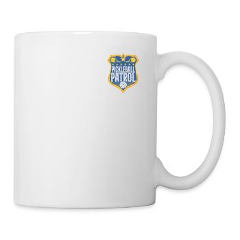 Pickleball Badge Pickleball Patrol - Tasse - Weiß - Rechts