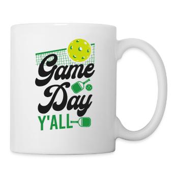 Pickleball Girl Ladies Game Day - Tasse - Weiß - Rechts