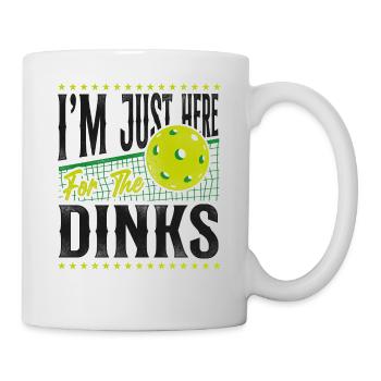 Pickleball Pun I'm Just Here For - Mug - white - Right