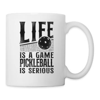 Pickleball Life Is A Game - Tasse - Weiß - Rechts