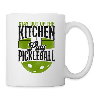 Pickleball Stay Out Of The Kitchen - Tasse - Weiß - Rechts
