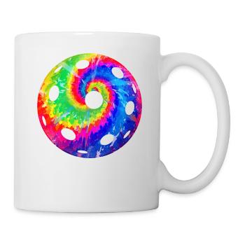 Pickleball Tie Dye Retro 80s 90s - Mug - white - Right