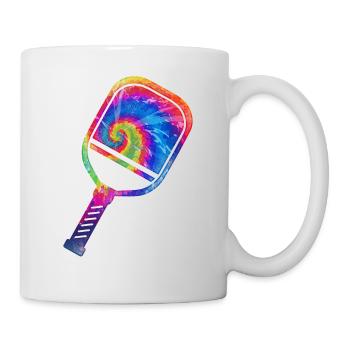 Pickleball Paddle Tie Dye Retro - Mug - white - Right