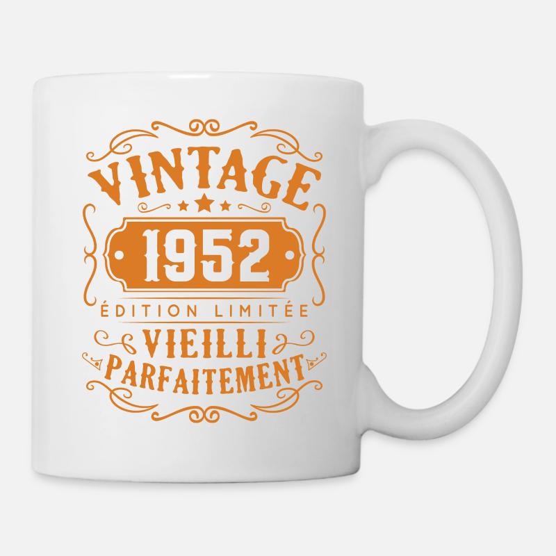 Vintage 1952 Edition Limitée - Mug blanc - blanc