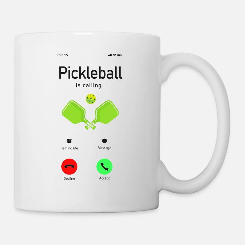 Pickleball Pickleball Is Calling I - Mug - white