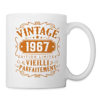 Vintage 1967 Edition Limitée - Mug blanc - blanc - Droite