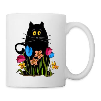Cat - Mug - white - Right