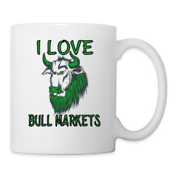 I LOVE BULL MARKETS - Tasse - Weiß - Rechts