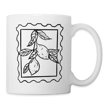 Timbre - Mug blanc - blanc - Droite