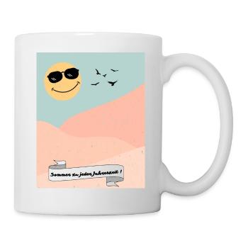 Sommer zu jeder Jahreszeit ! - Tasse - Weiß - Rechts