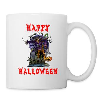 Halloween Halloween Halloween Halloween Halloween - Mug blanc - blanc - Droite