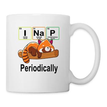 I nap periodically Roter Panda - Tasse - Weiß - Rechts