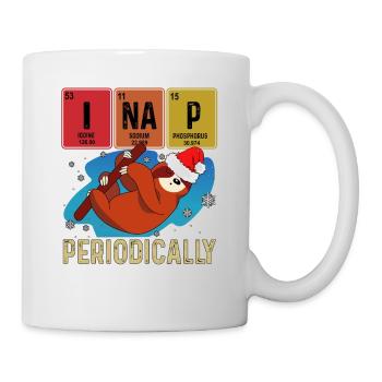 I Nap periodically funny science sloths lovers - Tasse - Weiß - Rechts