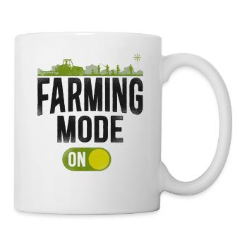 Farming Farmer Tractor Vintage - Tasse - Weiß - Rechts