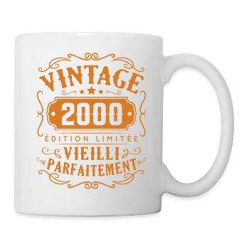 Vintage 2000 Edition Limitée - Mug blanc - blanc - Droite