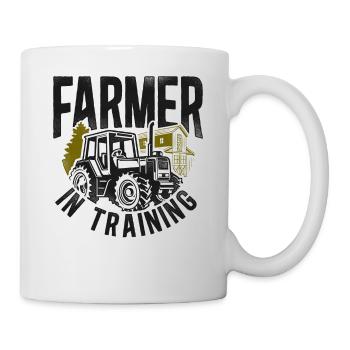 Farming Farmer Tractor Vintage - Mug - white - Right