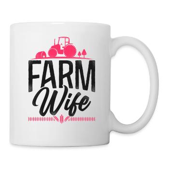 Farming Farmer Wife Tractor - Mug - white - Right