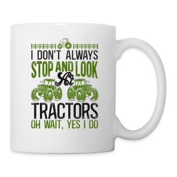 Farming Farmer Tractor Vintage I - Mug - white - Right