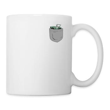 Tracteur de poche agricole agricole - Mug blanc - blanc - Droite