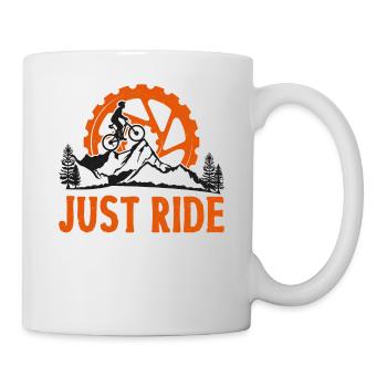 Enduro VTT VTT Équitation - Mug blanc - blanc - Droite