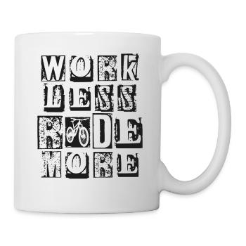 Enduro VTT VTT - Mug blanc - blanc - Droite