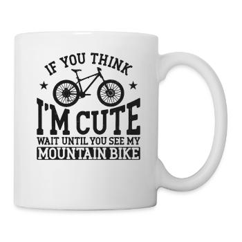 Enduro VTT VTT Équitation - Mug blanc - blanc - Droite