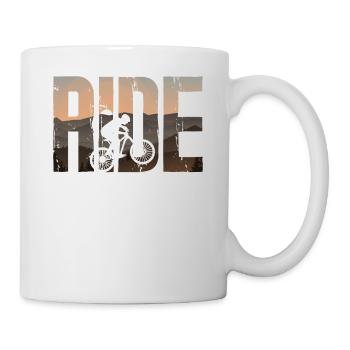 Enduro VTT VTT Équitation - Mug blanc - blanc - Droite
