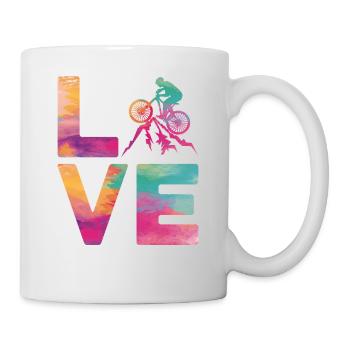 Enduro VTT VTT Équitation - Mug blanc - blanc - Droite