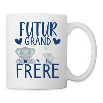 Enfant futur grand frère annonce grossesse - Mug blanc - blanc - Droite