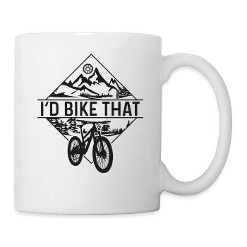 Enduro VTT VTT Équitation - Mug blanc - blanc - Droite