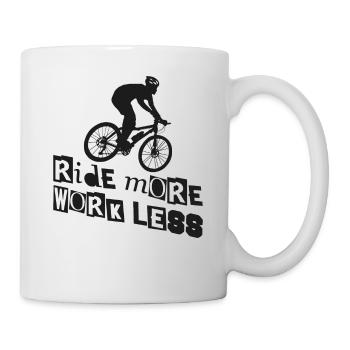 Enduro VTT VTT Équitation - Mug blanc - blanc - Droite