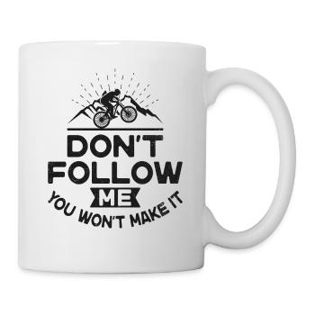 Enduro VTT VTT Équitation - Mug blanc - blanc - Droite
