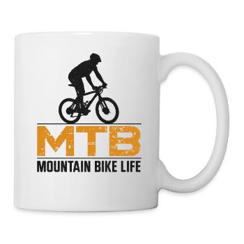 Enduro MTB Mountain Bike Riding - Mug - white - Right