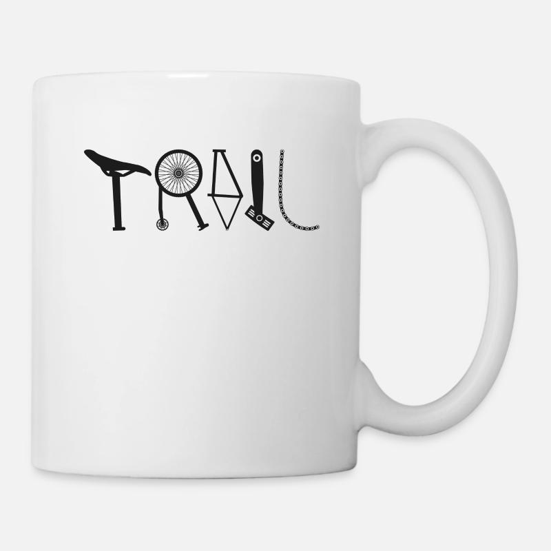 Enduro VTT VTT Équitation - Mug blanc - blanc