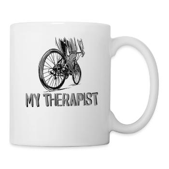 Enduro VTT VTT Équitation - Mug blanc - blanc - Droite