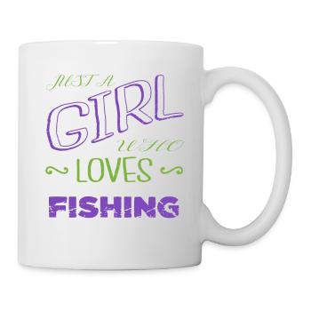 present fish hook trout clown fish tshirts - Mug - white - Right