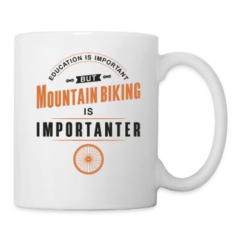 Enduro VTT VTT Équitation - Mug blanc - blanc - Droite