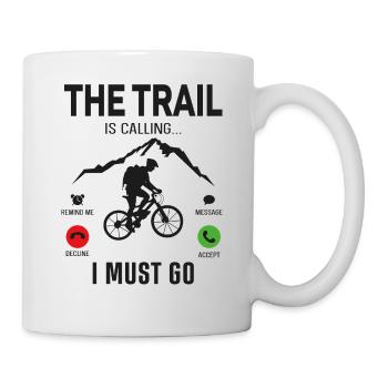 Enduro MTB Mountain Bike Riding - Tasse - Weiß - Rechts
