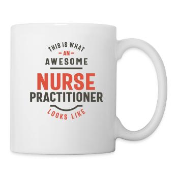 Drôle génial Profession d’infirmière praticienne - Mug blanc - blanc - Droite