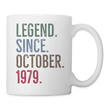 Légende depuis octobre 1979 - Mug blanc - blanc - Droite