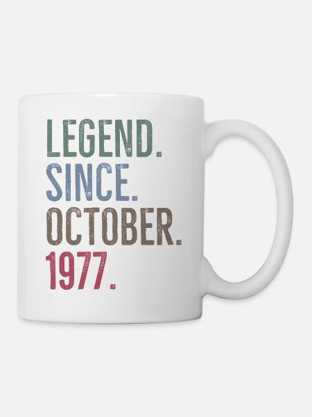 Legende seit Oktober 1977 - Tasse - Weiß