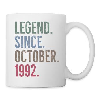 Légende depuis octobre 1992 - Mug blanc - blanc - Droite