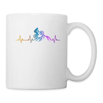 Enduro MTB Mountain Bike Riding - Mug - white - Right
