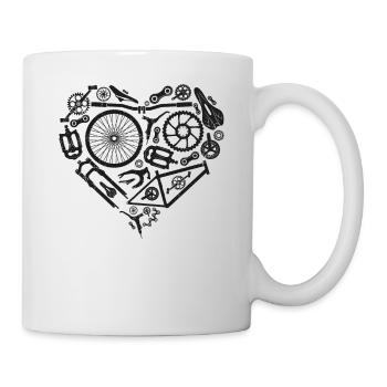 Enduro MTB Mountain Bike Riding - Mug - white - Right