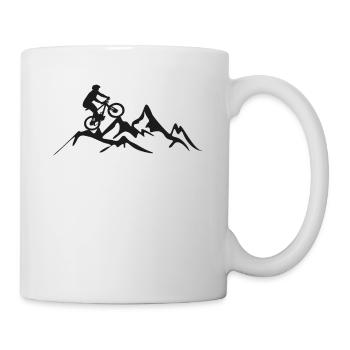 Enduro VTT VTT Équitation - Mug blanc - blanc - Droite