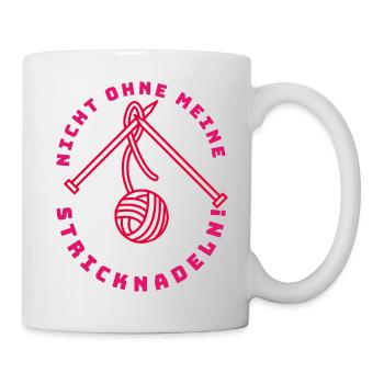 tricoter - Mug blanc - blanc - Droite