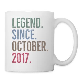 Legend Since October 2017 - Mug - white - Right