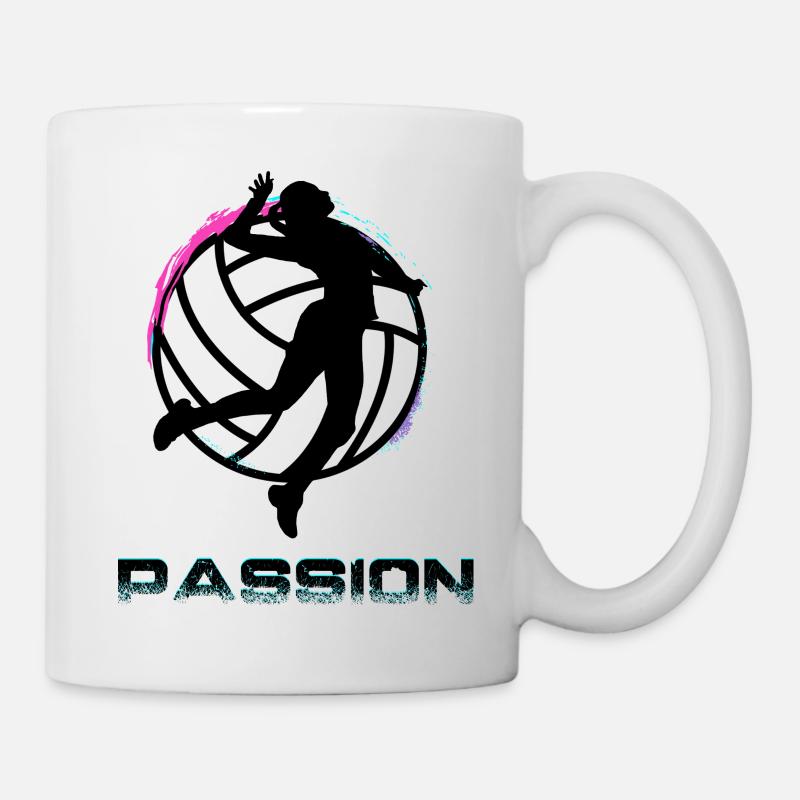 Volley-ball - Mug blanc - blanc