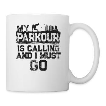 Parkour Free Running Traceur - Mug - white - Right