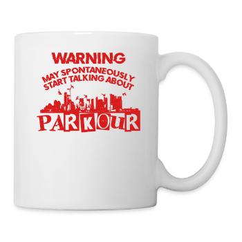 Parkour Free Running Traceur - Mug - white - Right